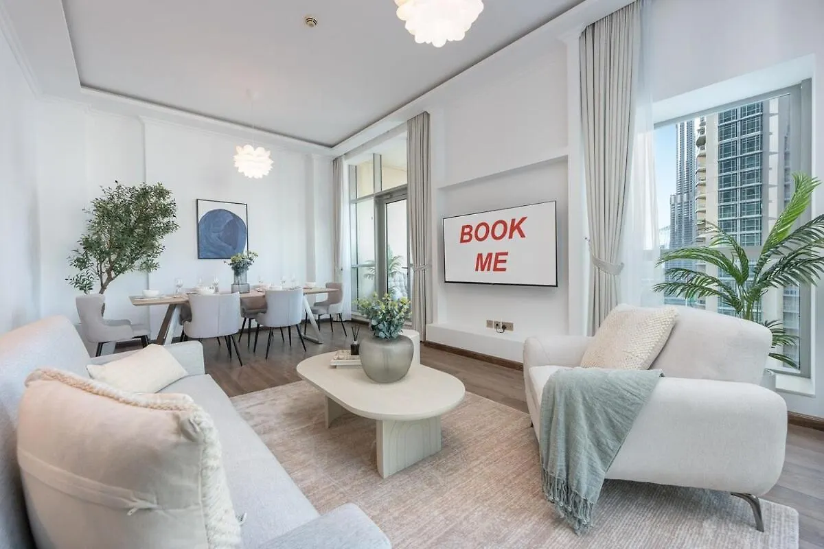 Elite 2-Bedroom Flat In Downton With Burj Khalifa View! 迪拜 阿拉伯联合酋长国
