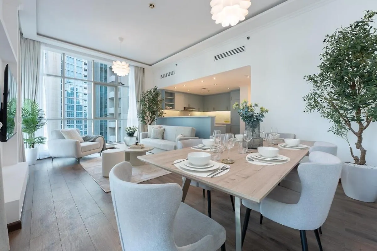 公寓 Elite 2-Bedroom Flat In Downton With Burj Khalifa View! 迪拜