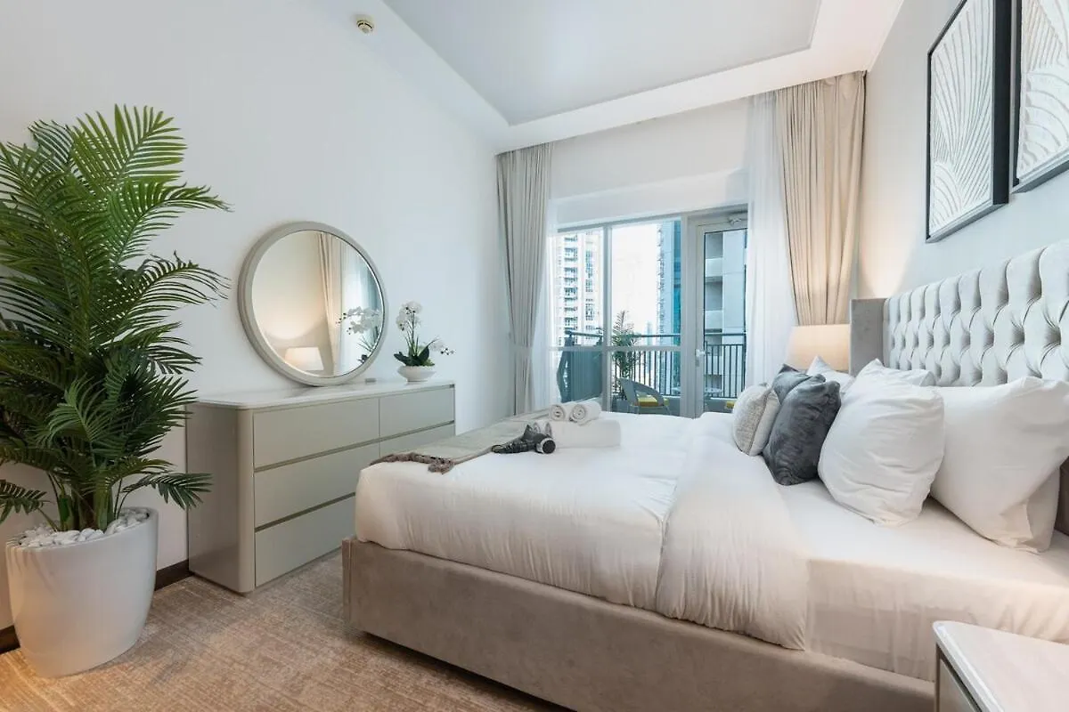 Elite 2-Bedroom Flat In Downton With Burj Khalifa View! 迪拜