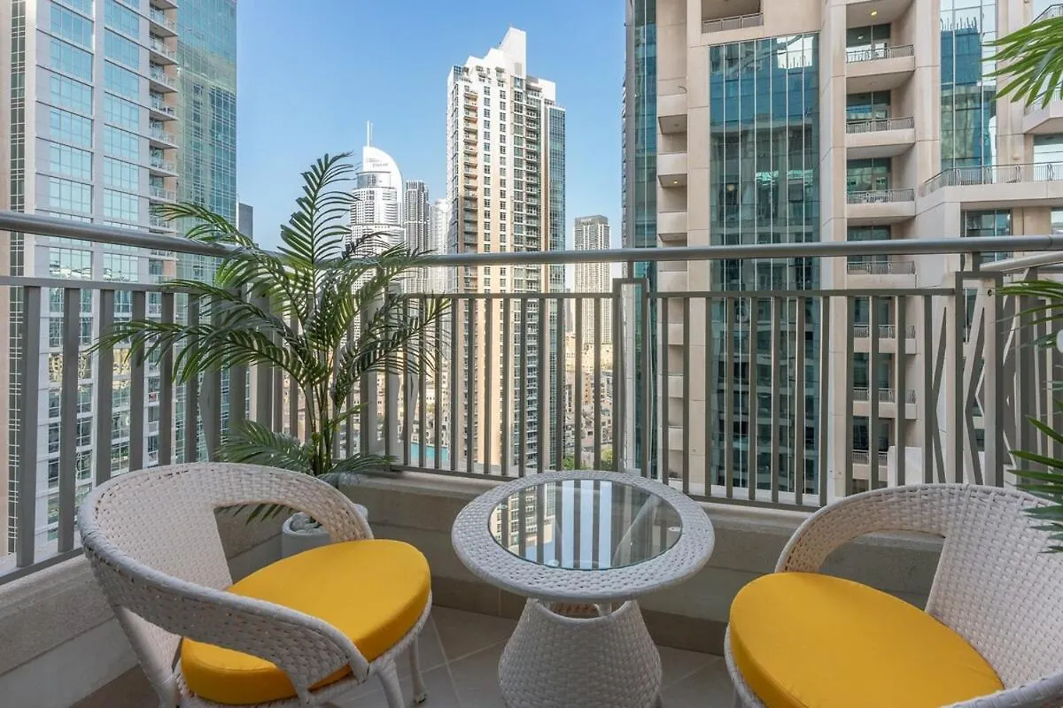 公寓 Elite 2-Bedroom Flat In Downton With Burj Khalifa View! 迪拜