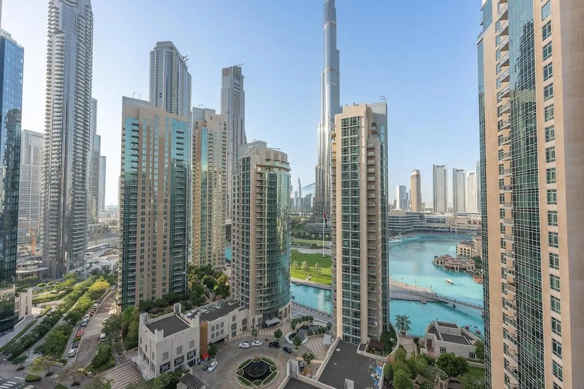 公寓 Elite 2-Bedroom Flat In Downton With Burj Khalifa View! 迪拜