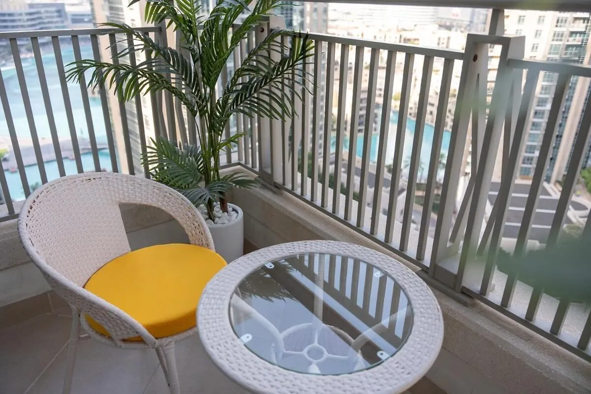 Elite 2-Bedroom Flat In Downton With Burj Khalifa View! 迪拜 0*,
